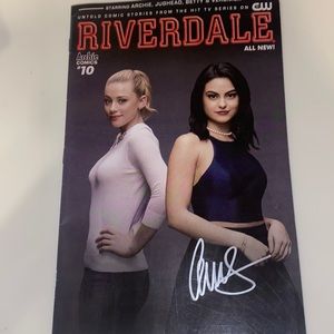 Riverdale Archie comic book signed by Camila Mendes.